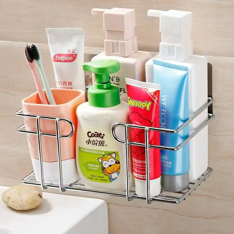 Corner Shelf  Bathroom Shower Caddy  shelf Basket Stainless Steel  Wall Mount Chrome Bathroom Accessories