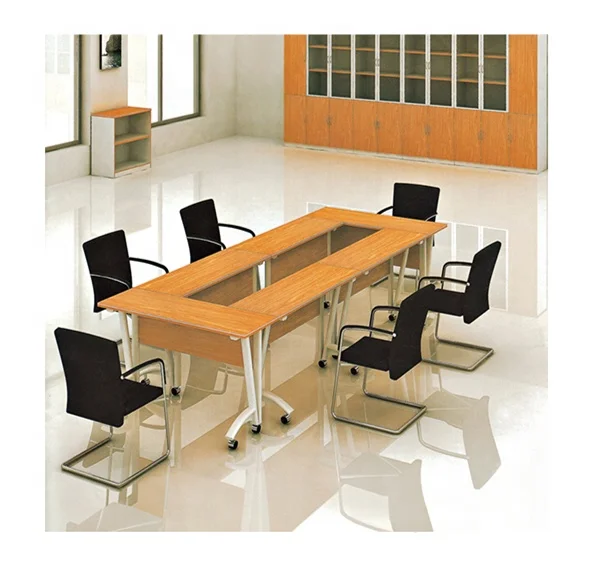 Movable modular conference table office meeting table conference desk