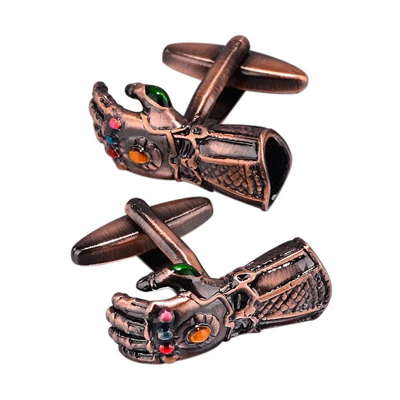 SAVOYSHI Novelty Cufflinks for Mens Suit Shirt Cuff High quality Red Copper Cuff links Brand Male Jewelry Gift