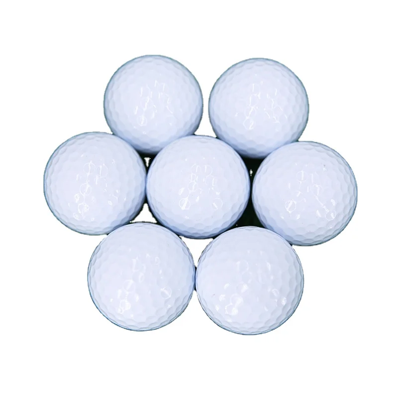 Quality Custom Box Package Long Distant Surlyn Golf Balls Cheap custom logo 2 layer practice ball