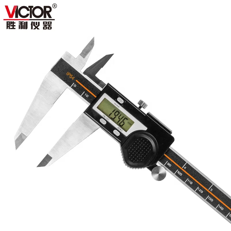VICTOR 5300 Electronic Digital Vernier Caliper 150mm 200mm 300mm Range Easy to Measure Length Depth Inner Outer Diameter Read