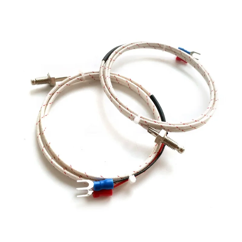 1200 degree industrial stainless steel k type screw RTD thermocouple pt100 sensor