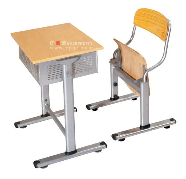 Popular Oman School Furniture Student Desk Chair of Stacking Frame School Furniture