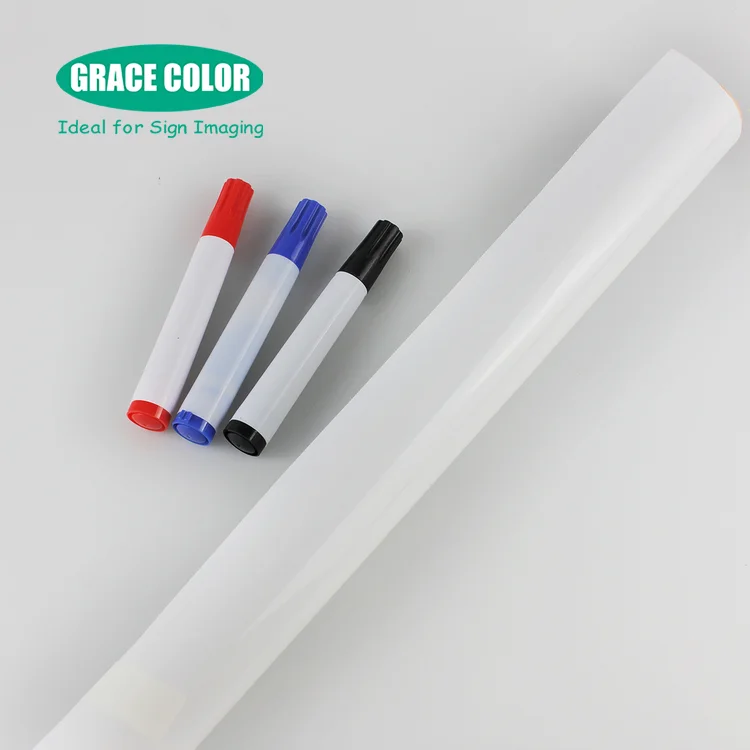 Glossy / Matte 200gsm Office Whiteboard Film Roll Whiteboard Sticker for Wall Decal