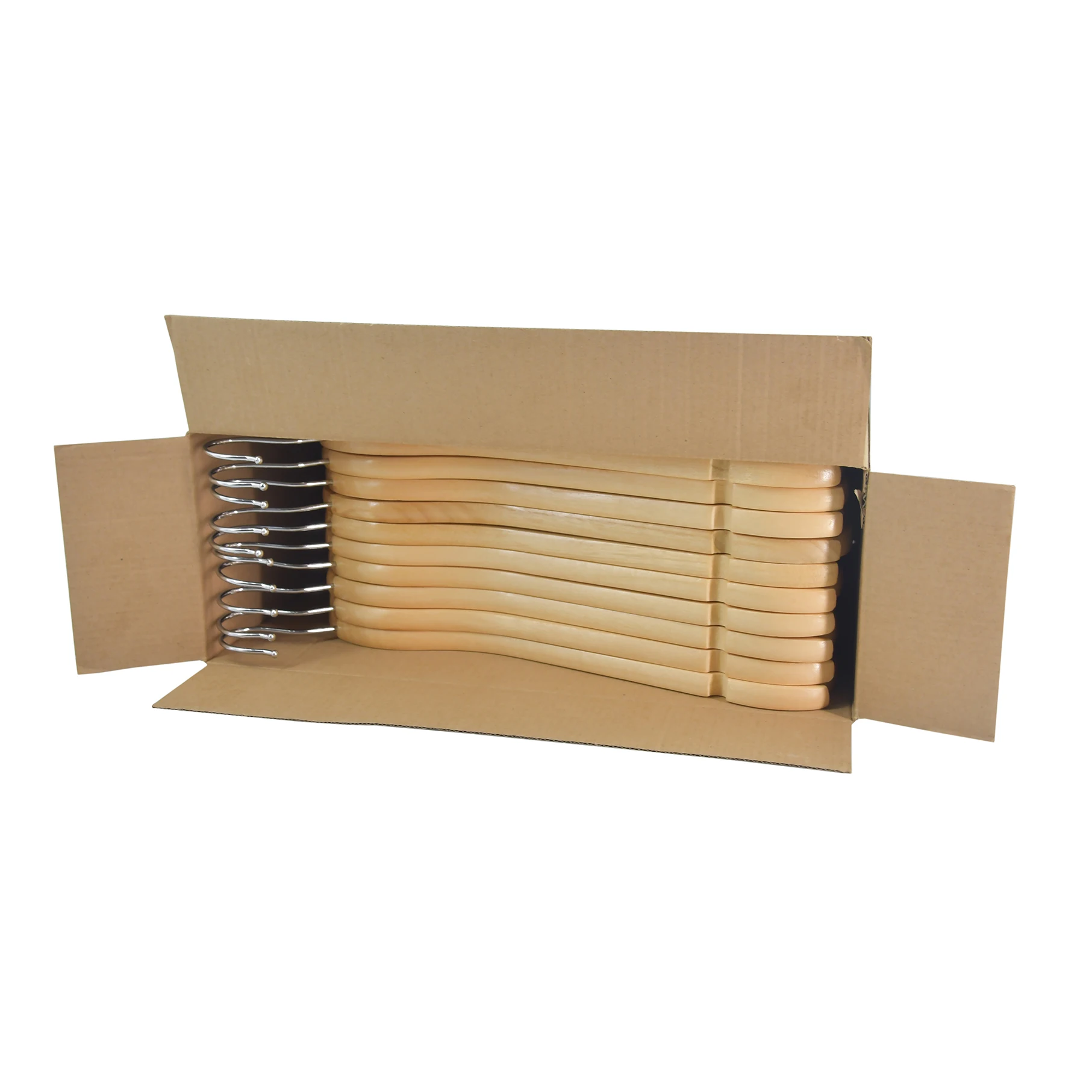 Top quality custom wooden coat hangers stand for clothes