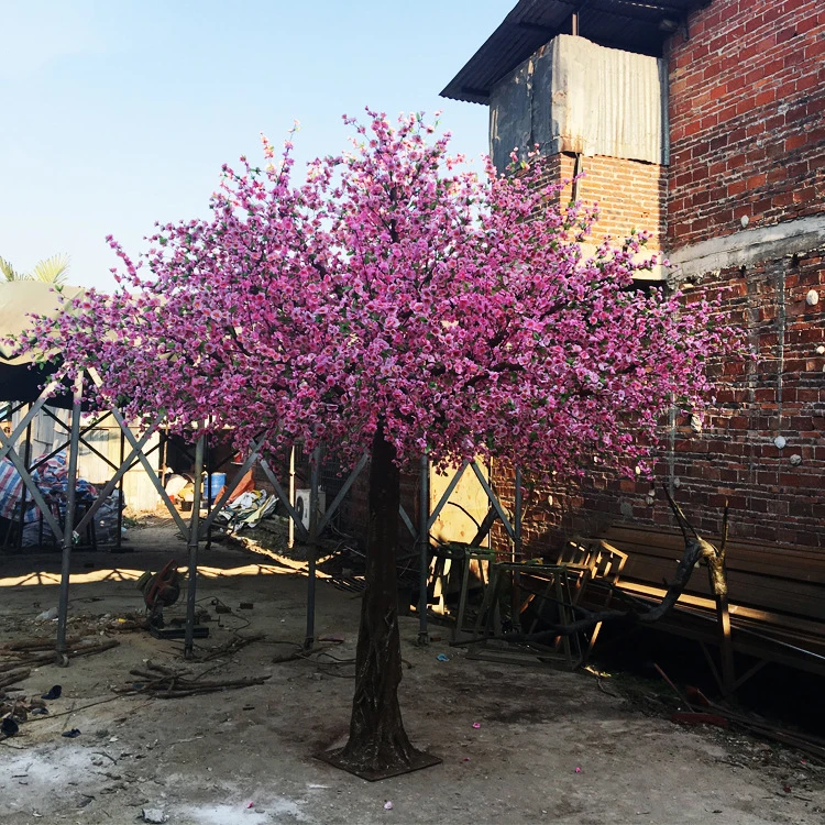 4m Peach Blossom Tree For Wedding Artificial Peach Tree Peach Tree Bonsai