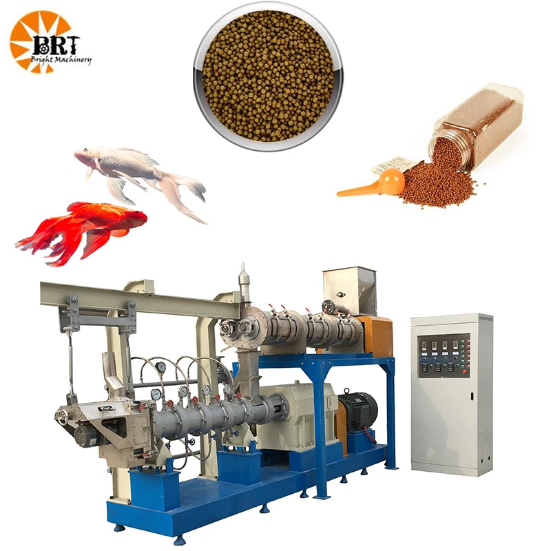 300kg Per Hour Twin Screw Floating Fish Feed Machine Exatruder Automatic Food Production Line Manufacturing Equipment
