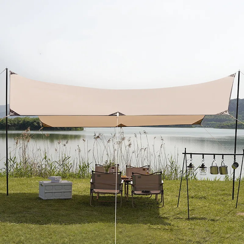 Grade Outdoor Patio Canopy Awning Fabric Cloth Screen  UV Block UV Resistant Heavy Duty Commercial Rectangle Sun Shade Sail