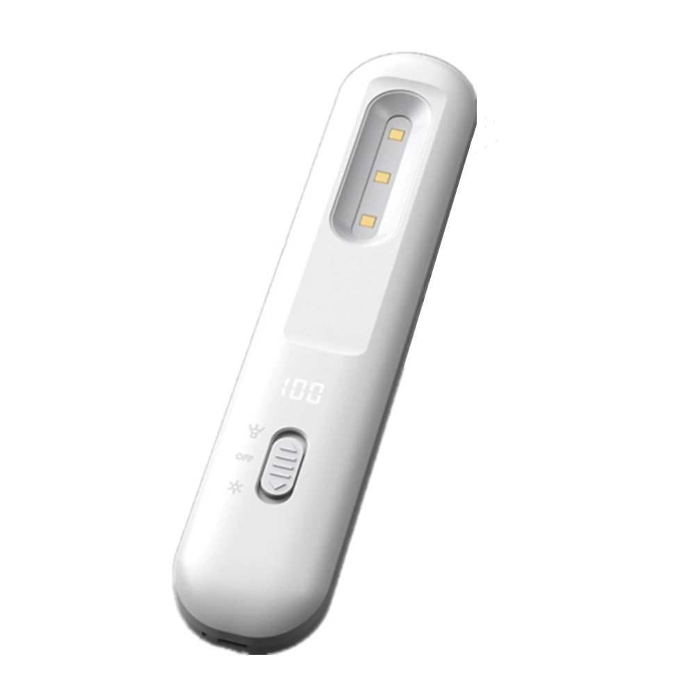 Portable Handheld Light Lamp Uvc Rays Sterilizer Sanitizing Wand Mini Led  Disinfection Stick for sanitizer