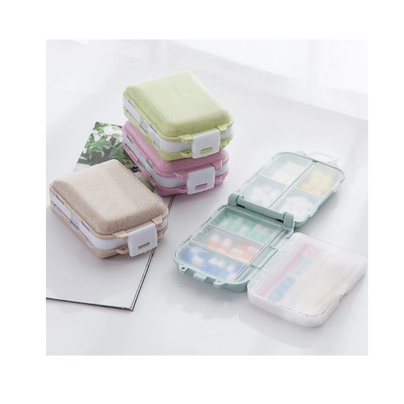 Weekly AM/PM Pill Box Medicine Organizer Pill Container Vitamin Organizer for Vitamin/Fish Oils Pill Box