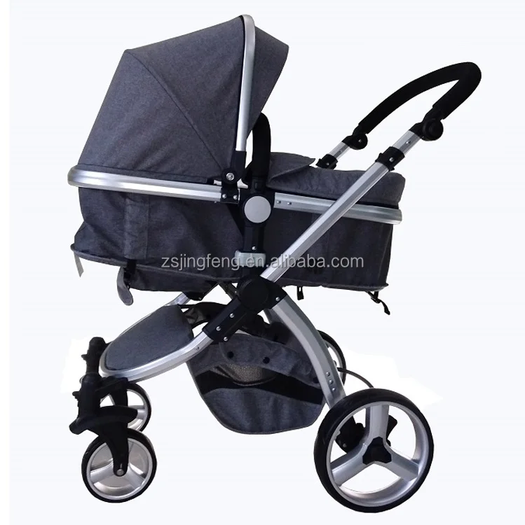 High Quality Travel Carriage Luxury Baby Stroller 3 In 1 Crib Leather  High Landscape Baby Pram Baby Carrier For Travel