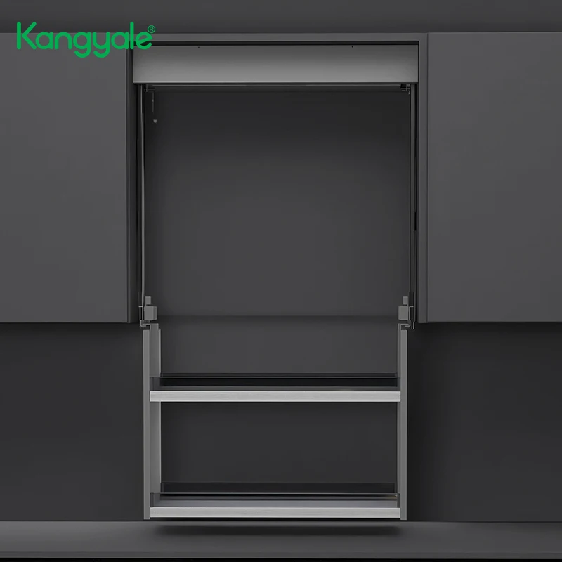 Лидер продаж 2022 органайзер для кухонного шкафа Kangyale корзина с электрическим подъемником система хранения лифтом