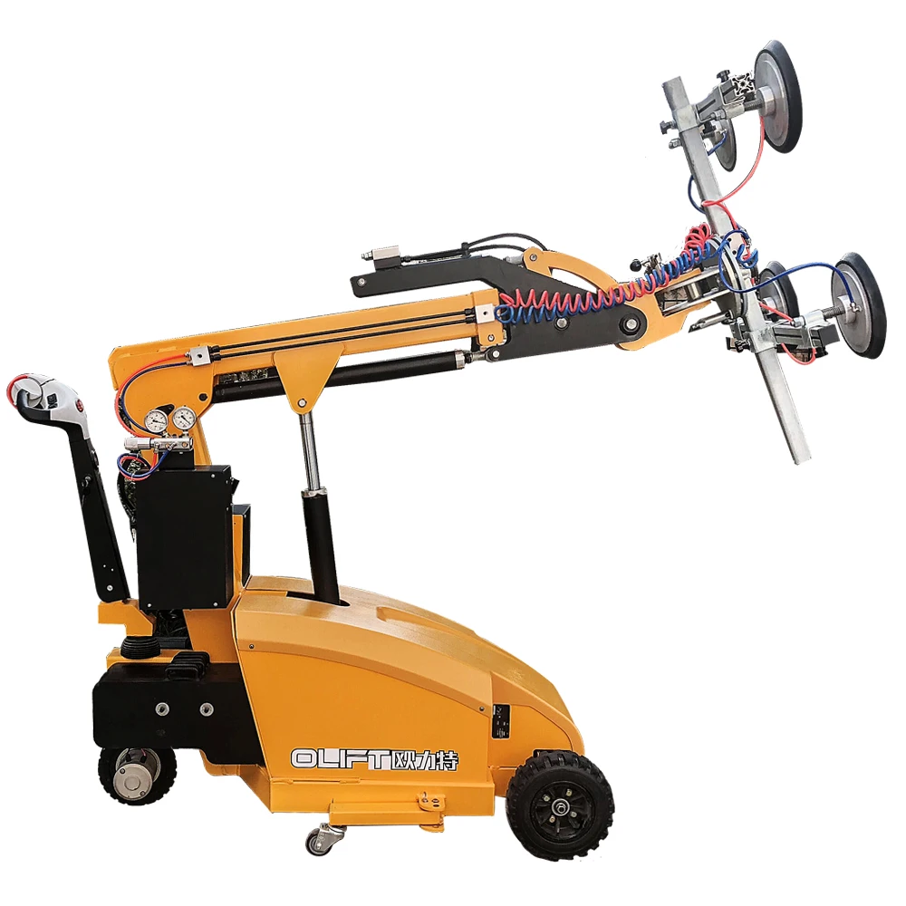 Китай, вакуумный подъемник для плиты Olift, подъемник для стекла, подъемник для всасывания с насосной вакуумной пластиной, подъемник