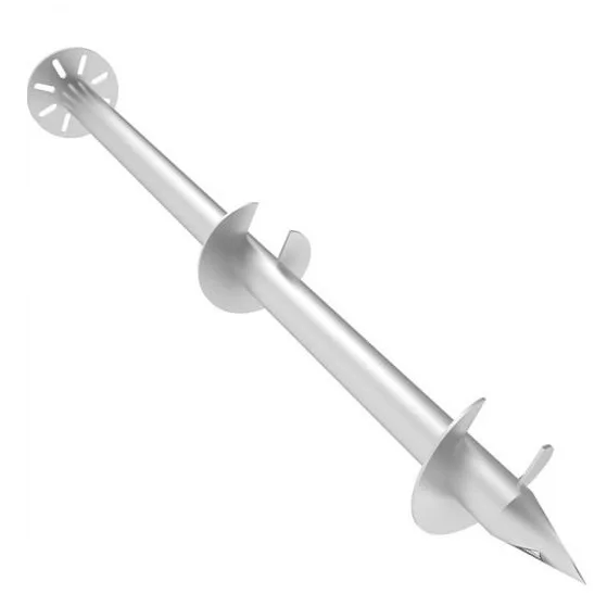 Solar Anchor Foundation ground screw anchor earth pole spiral galvanised ground screw pile anchor