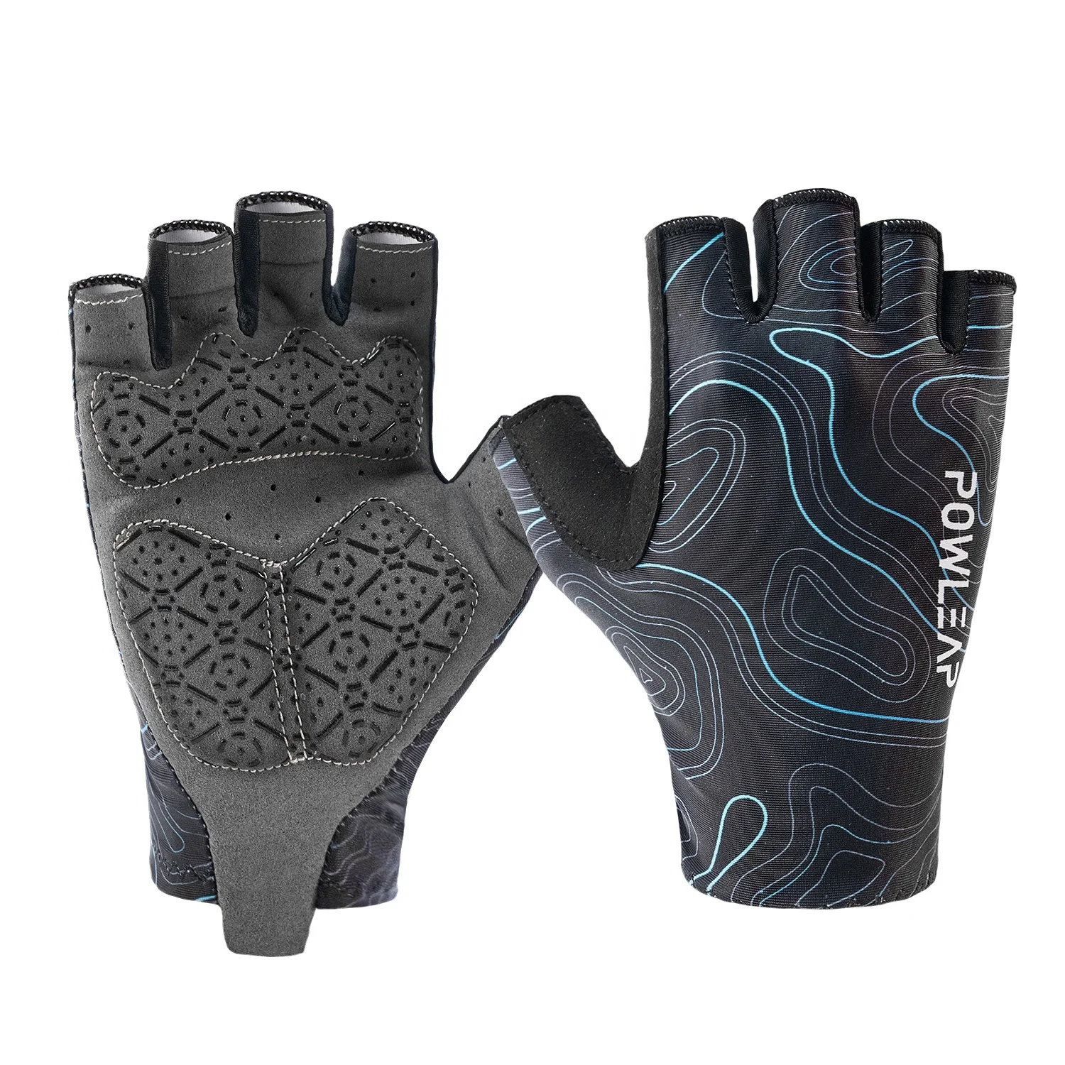 Breathable Motorcycle Bike Gloves Outdoor Half Finger Anti Slip Cycling Sports Gloves for Summer Fishing Glove