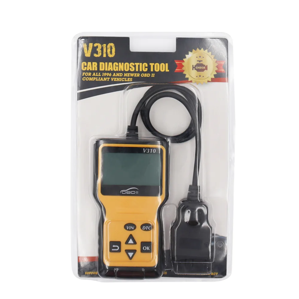 V310 OBDII Car Scanner Diagnostic Scan Tool Auto Code Reader Diagnostic Check Engine Light Scan Tool for OBD II Cars After 1996