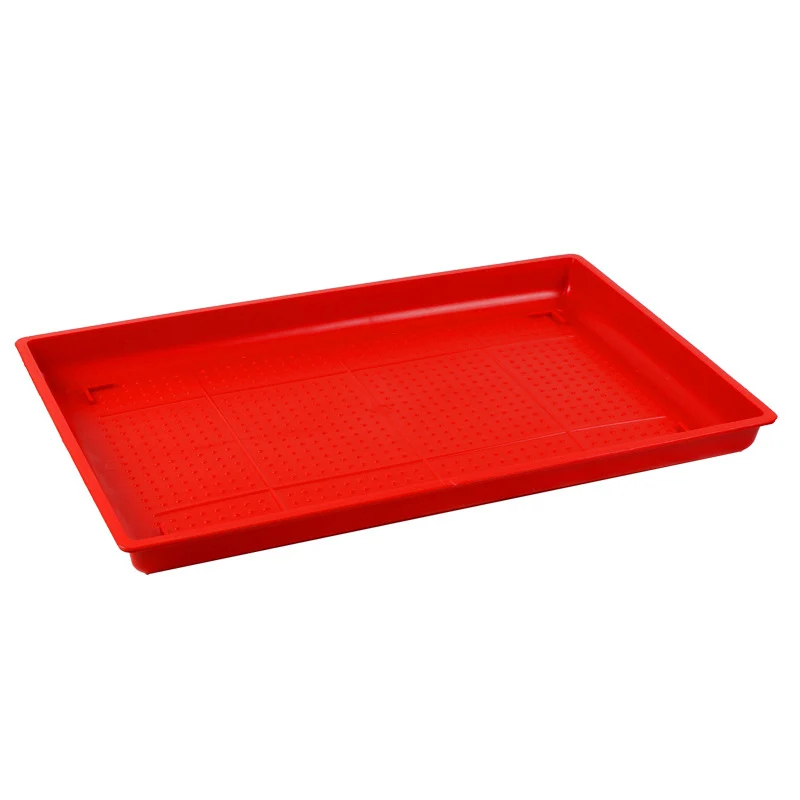 Chicken Feed Tray High Quality Plastic Chicken Farm Equipment PP Feed Pan Square Broiler Feeding Tray