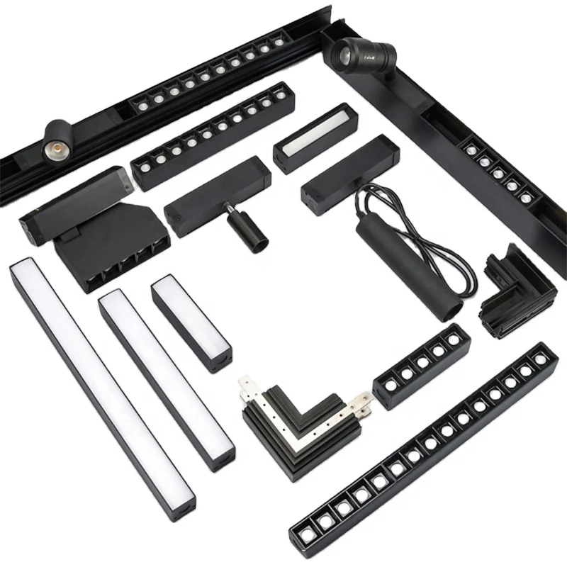 commercial track lighting Factory wholesale price led track light different models magnetic led track light