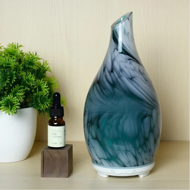 Electric diffuser glass Starry sky essential oil diffuser glass diffusers ultrasonic aromatherapy