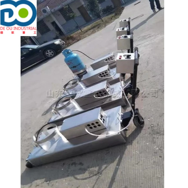 Asphalt heat regeneration heating plate portable infrared asphalt heating equipment