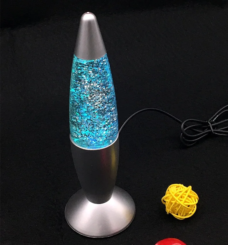 Лава лампа с воском динамический визуальный сенсорный ночник настольная USB Rocket light