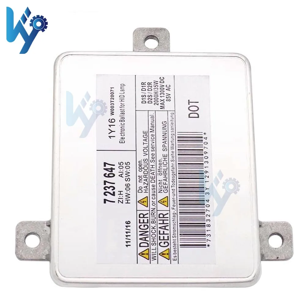 KY OEM 63117237647 Xenon Headlight Ballast W003T19571 W003T23171 Module Unit W003T20071 For X1 Z4 3 Series 7 Series K48 7237647
