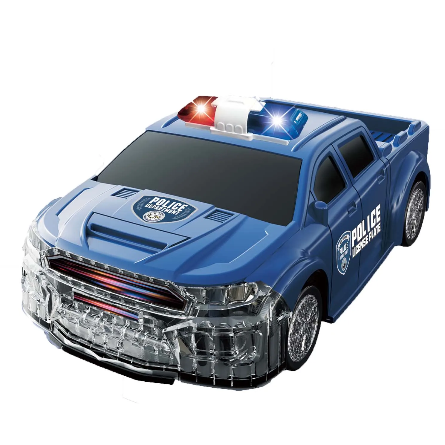 2024 Boy hot sale electric sound light police car toy 360 degree electric spin stunt police car racing toy