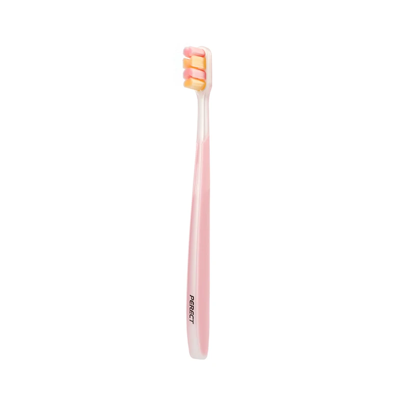 PERFCT Nano Silicone Tooth Brush Set Adult Fine Soft Anchorless Plastic Wholesale Toothbrush