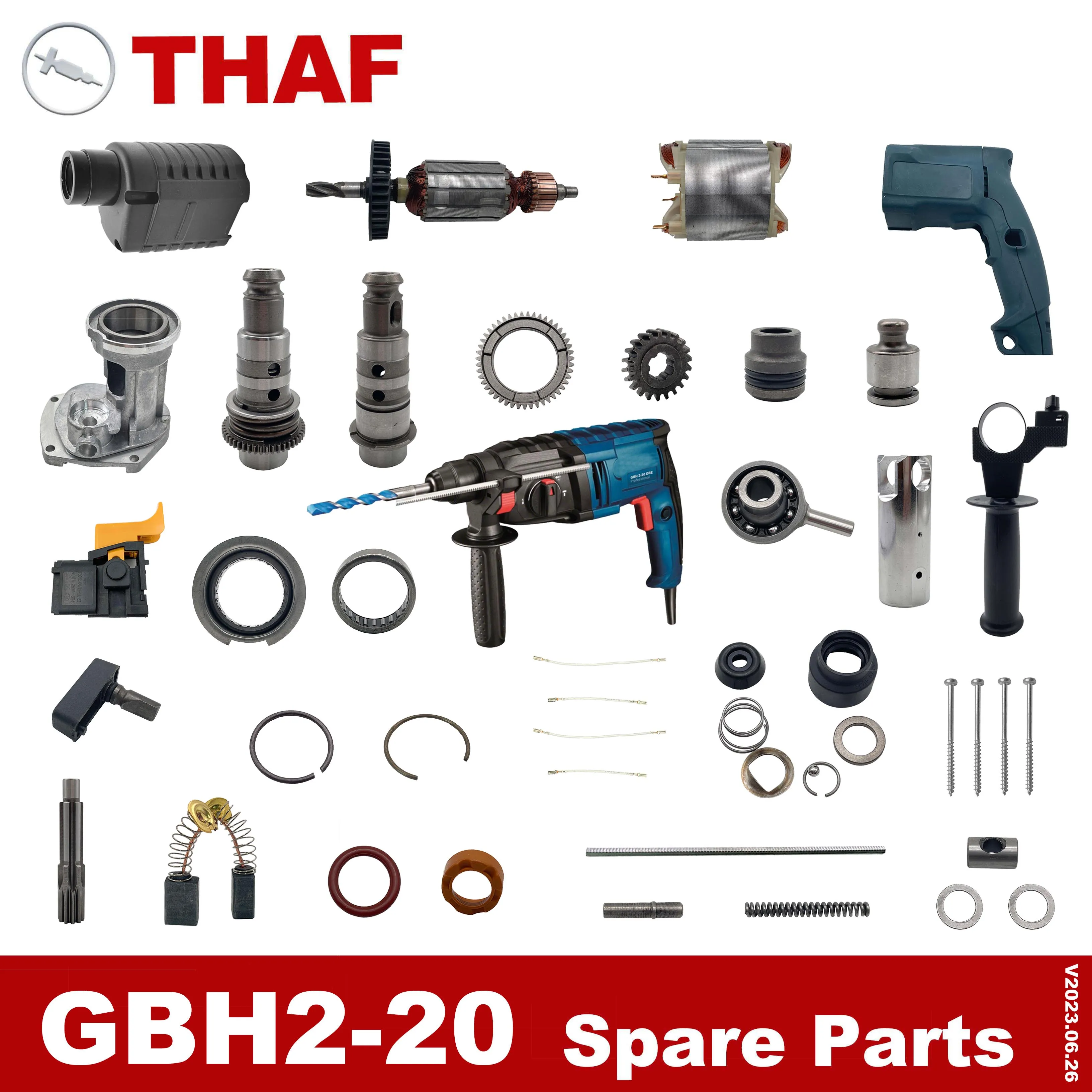 Запасные части запчасти для электроинструментов аксессуары GBH2-20 Бош