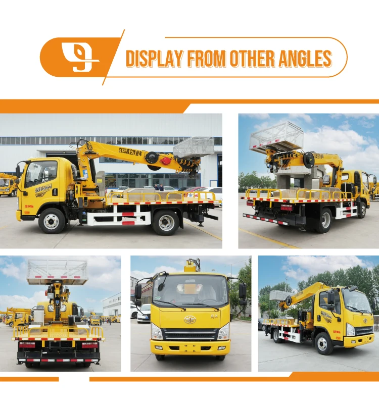 Worry-free after-sales high performance hydraulic lifting crane mobile small telescopic boom utility vehicle for sale