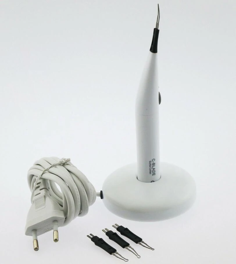 COXOs dental gutta percha cutter with 4 tips oral dental gutta percha tooth gum cutter endo dental gutta cutter pen