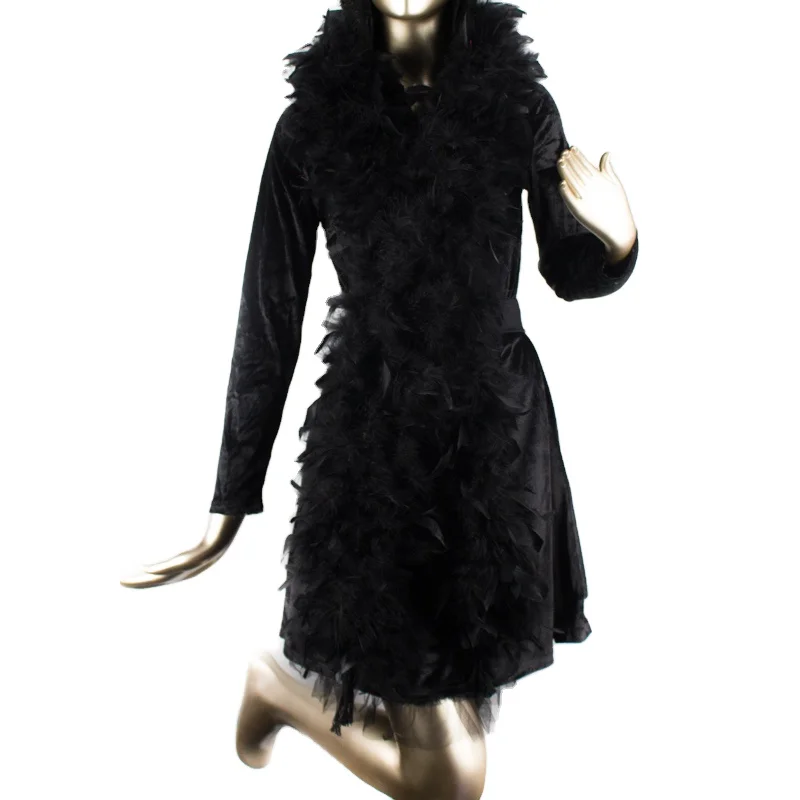 High Grade Wholesale Solid Color Feather Boa for Christmas Party Parades Carnival Room Hanging Decoration Feather Boas