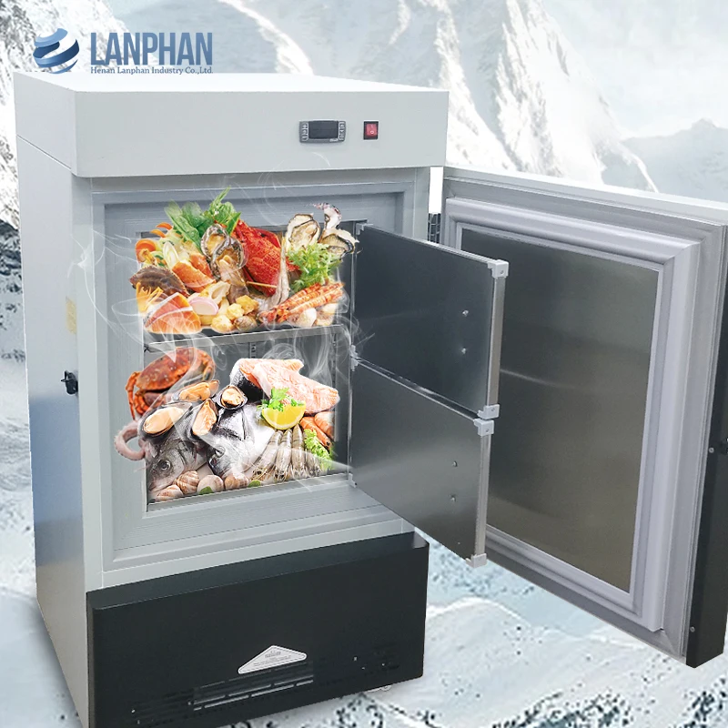 Lanphan  80L 328 Liter Laboratory Deep Freezer -86 Degree Chest Ultra Low Temperature Freezer