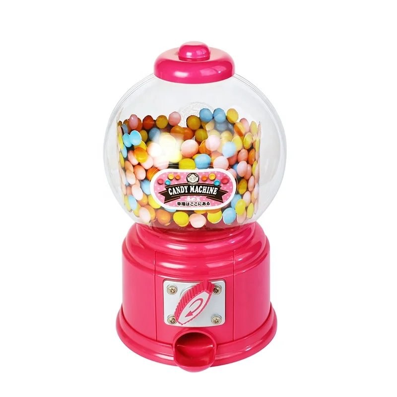 Cute Twist Candy Machine PS Plastic Money Saving Box For Kids Coin Bank Green Red Pink For shops and supermarkets