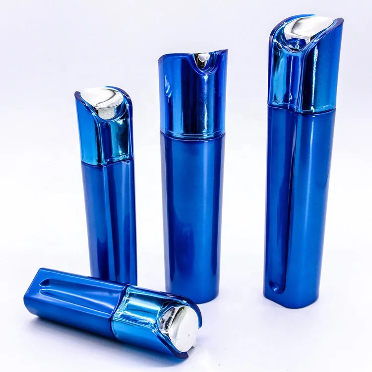 Роскошная бутылка для косметики, стеклянная бутылка для косметики, Вакуумная бутылка для лосьона с насосом для ухода за кожей