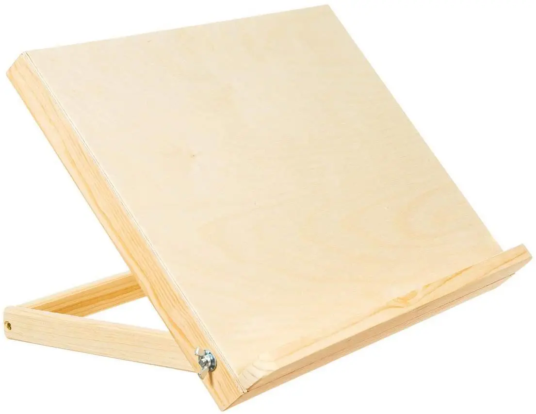 Wooden Easel Desktop Desktop Multifunctional A2 Drawing Board Beginner Sketch Gouache Watercolor Folding A3 Drawing Board Shelf