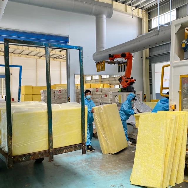 50mm air Duct Heat and Cool Preservation Aluminum Foil Backed Fiberglass Wool Board Panel