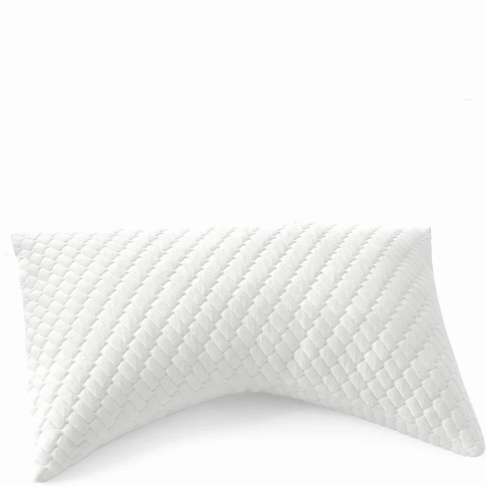 Adjustable Moon Shape shredded memory foam pillow custom bamboo pillow for bed room soft and comfortable memory foam pillow