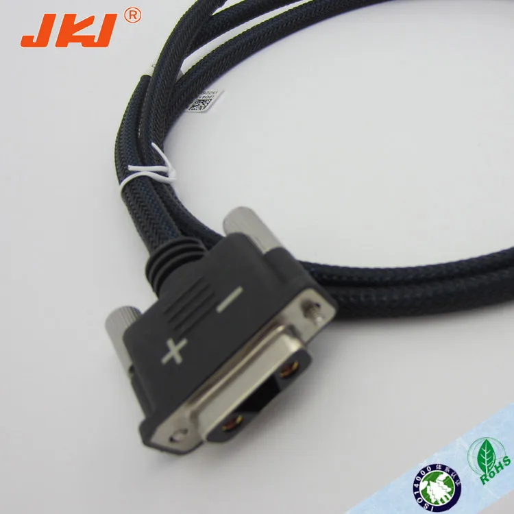 2PIN braid VGA cable with screw cable assembly