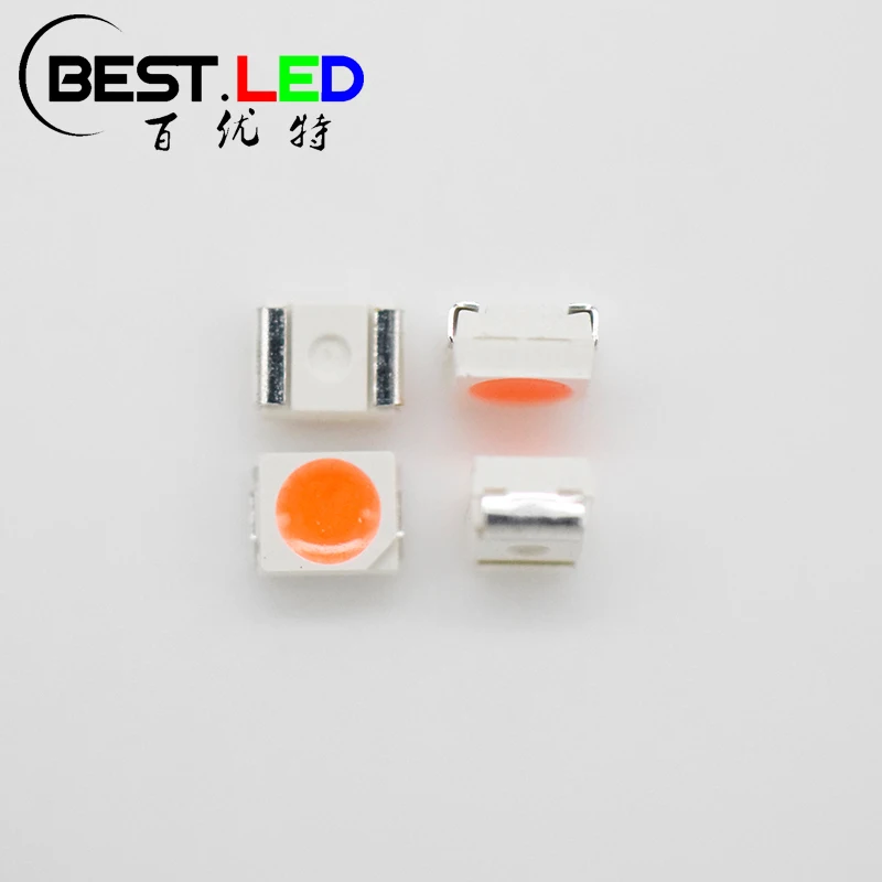 High Intensity Phosphor Covered 3528 Pink LED Emitters PLCC-2 PC Pink SMD LED 3528 SMT for LED Light Project