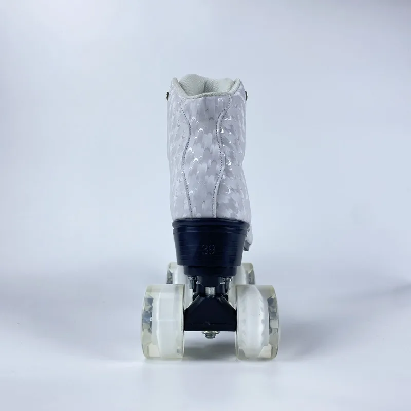 OEM ODM Outdoor extreme sports popular roller skates 4 wheel, Hot sale two-rowflashing roller skates professional roller skates