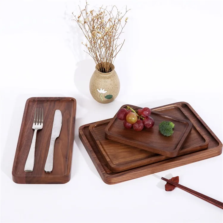 
Custom Manufacture Wholesale Wood Breakfast Serving Organizing Tray 