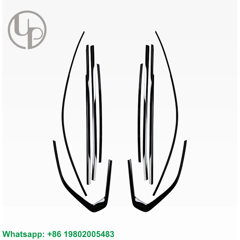 For X5 G05 Window Bright Black Trim Patch X5 Window Trims Kit G05 Glossy Black Door Side Trim Part Black Titanium Exterior Parts