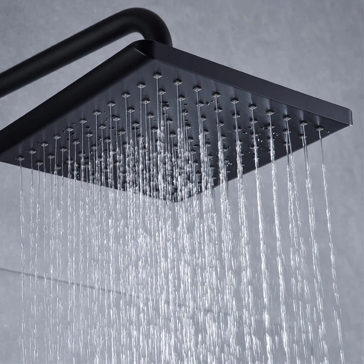 AIM Booster Aurora Silver 4 Functions Ceiling Concealed Shower Head Overhead