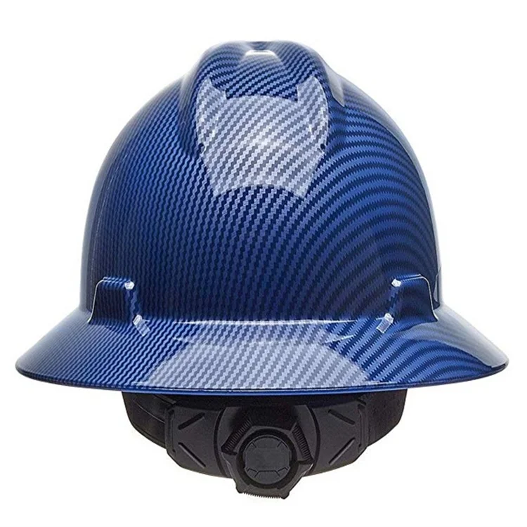 carbon fiber Head protection construction industrial men worker safety helmet ansi z89.1 hardhats