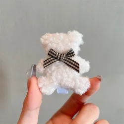 Bear hairpins for girls Hair Clips on hair bangs decorations  children sweet hair clip Accessories
