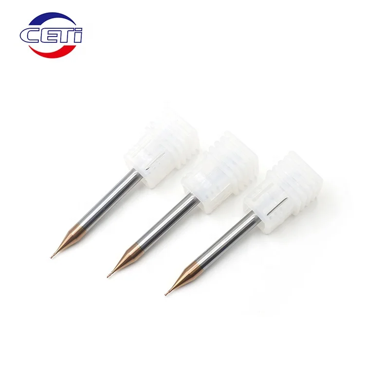 Wholesale Carbide End Mills Narrow Path Micro Ball Nose End Mills for CNC Machining