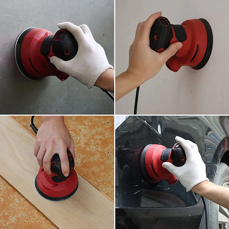 5 Inch 8 Holes Hook and Loop Purple Sandpaper for Random Orbital Sander, Woodworking, Automotive Sanding Grinding Tools