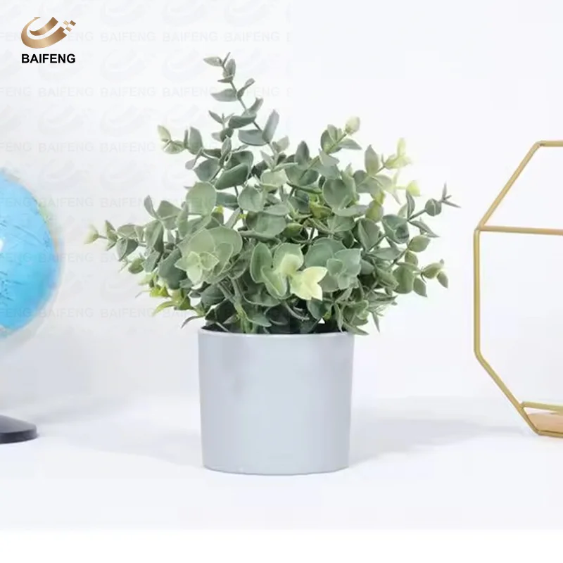 Factory Custom Glass Potted Haworthia Mini Artificial Small Plants in Pots Small Plant with Pot