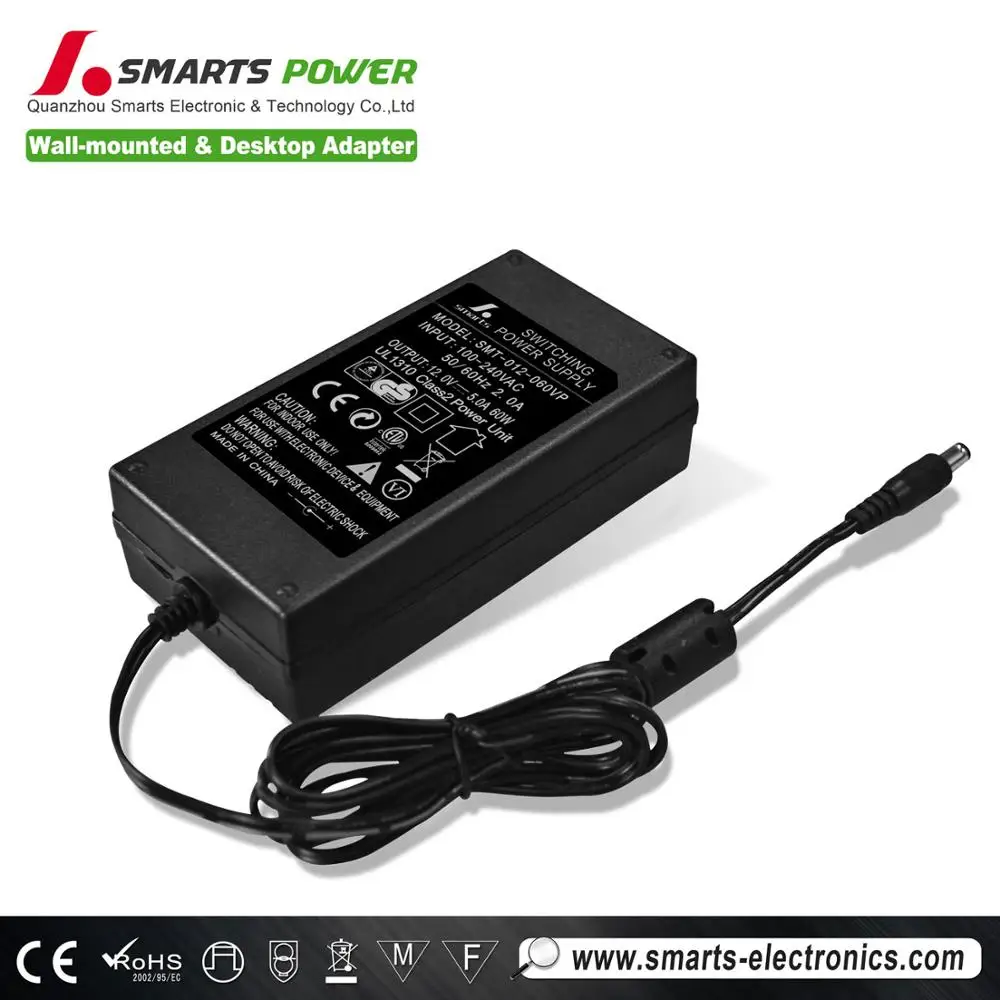  Адаптер питания Вход 100 240 В переменного тока 50/60 Гц в постоянный ip44 12v 5a 60w